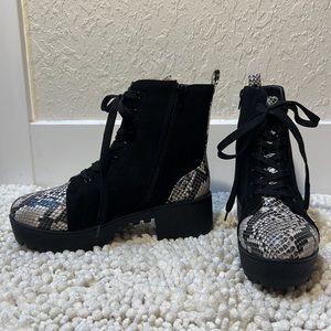 Yolk Snakeskin Boots